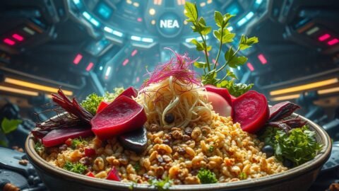 Generously drizzle the walnut-miso dressing over the assembled bowl. Optionally, sprinkle with sesame seeds or fresh herbs for added flavor and garnish.