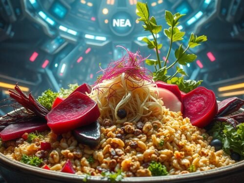 Generously drizzle the walnut-miso dressing over the assembled bowl. Optionally, sprinkle with sesame seeds or fresh herbs for added flavor and garnish.