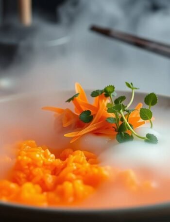 Galactic Kimchi Risotto with Coconut-Lime Foam