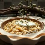 Herbed Barley Risotto with Roasted Fennel and Lemon-Dill Labneh