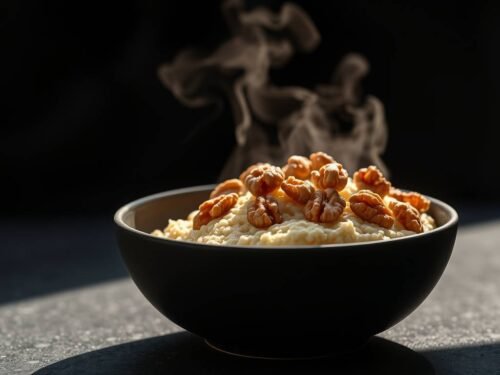 NEA Quartz Golden Oat Bowl with adaptogens and golden spices