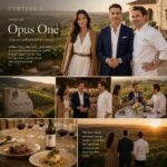 Marco and Lira visiting Opus One Winery in Napa Valley, enjoying wine tasting, gourmet cuisine, and a peaceful sunset in this Esoterris Story.